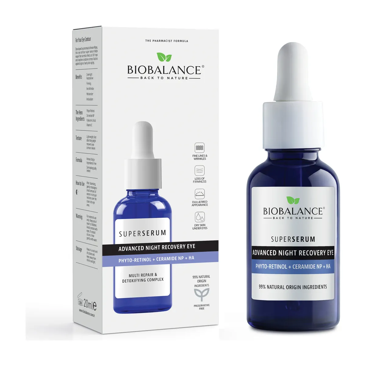 Bio Balance Advanced Night Recovery Eye Super Serum 20ml