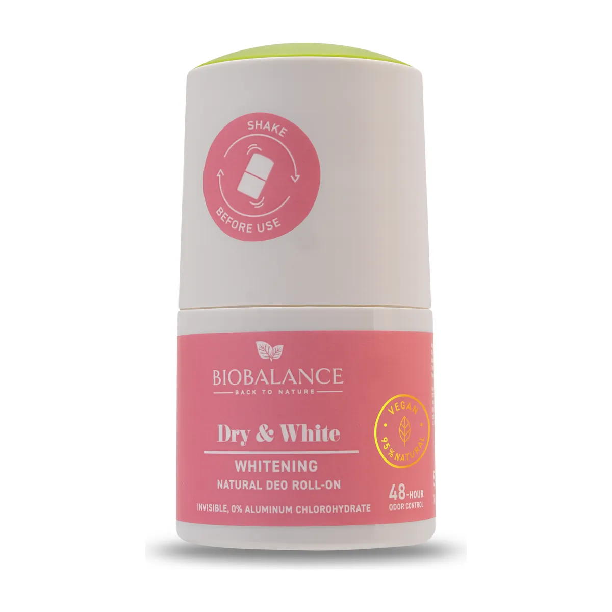 Bio Balance Dry & White Natural Deo Roll-On 50ml