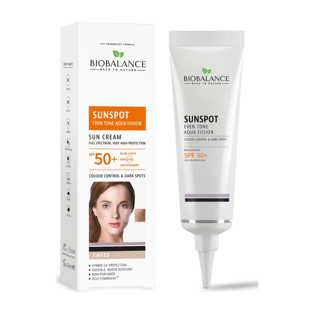 Bio Balance Sunspot Even Tone Aqua Fusion Tinted Medium SPF50+ 40ml