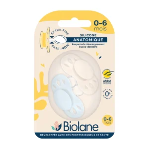 Biolane Anatomical Silicone Pacifiers 0-6M