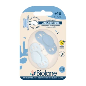 Biolane Anatomical Silicone Pacifiers 18M+