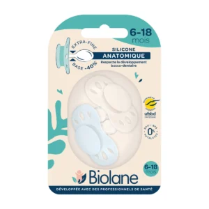 Biolane Anatomical Silicone Pacifiers 6-18M