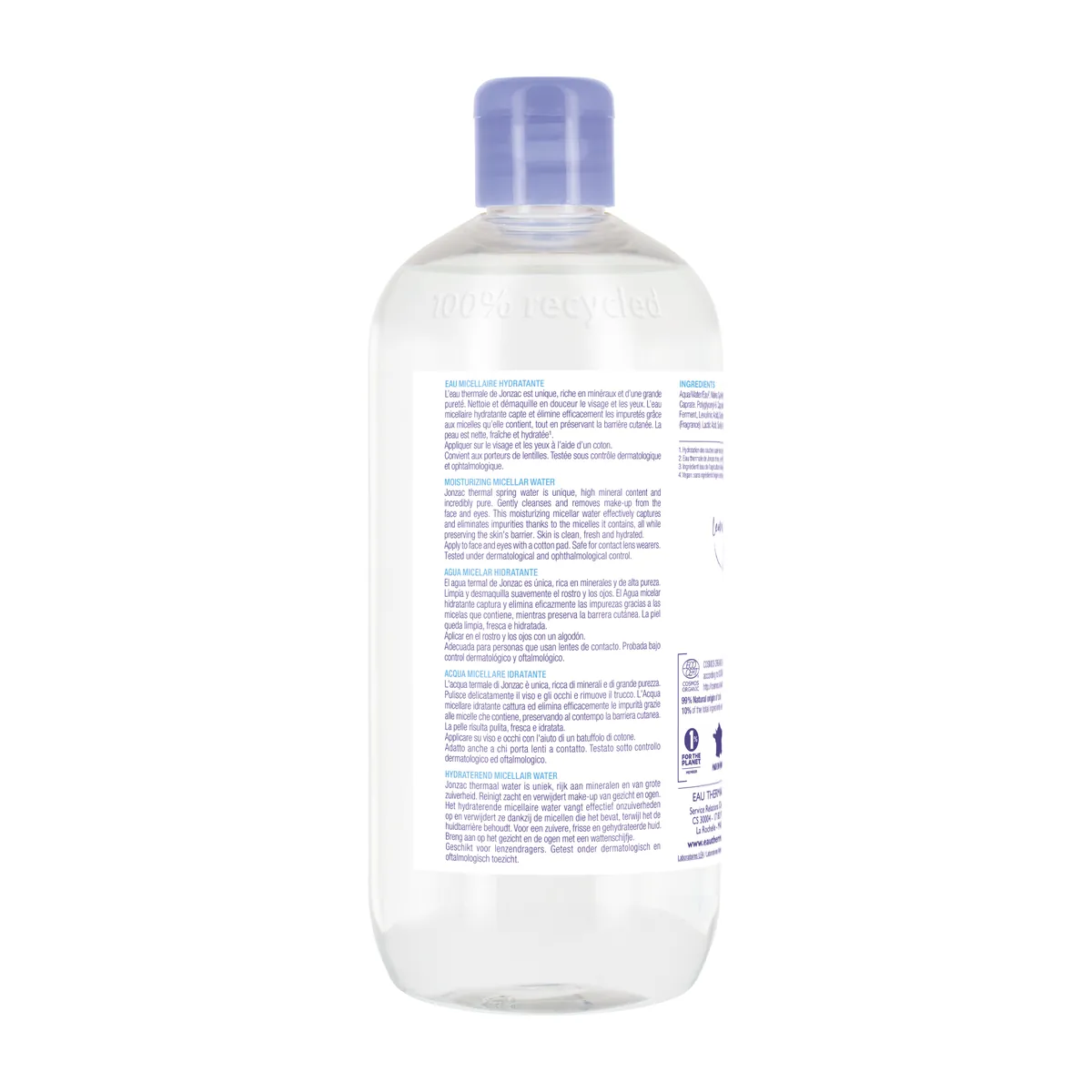 Jonzac Moisturizing Micellar Water 500ml