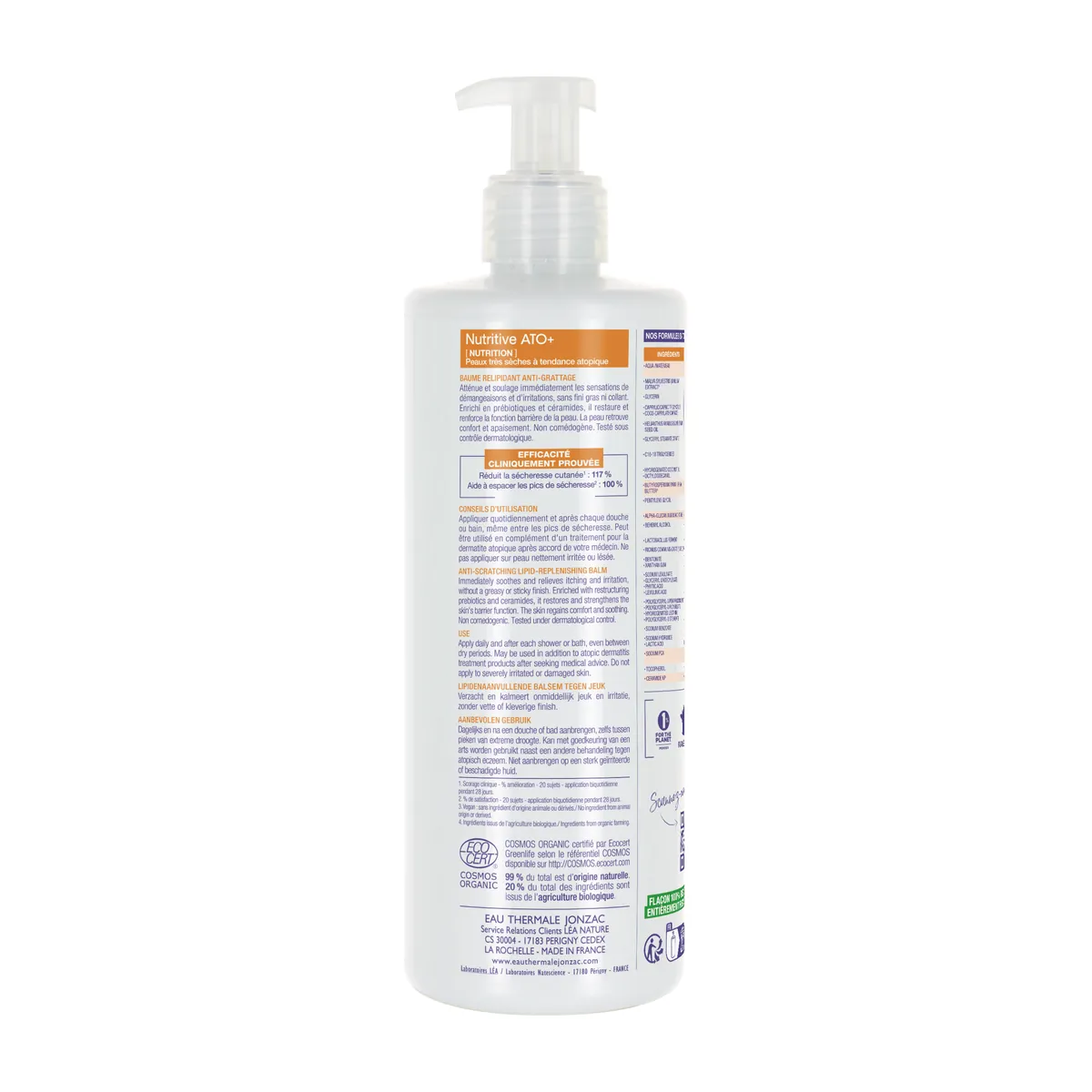 Jonzac Nutritive ATO Intensive Lipid-Replenishing Balm 400ml