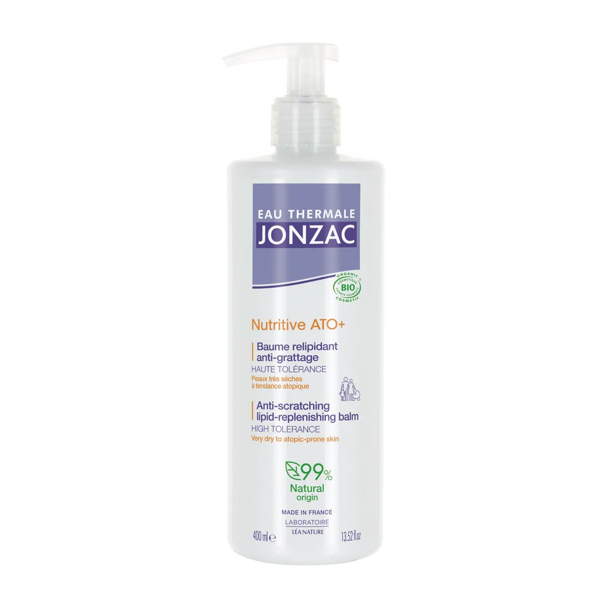 Jonzac Nutritive ATO Intensive Lipid-Replenishing Balm 400ml