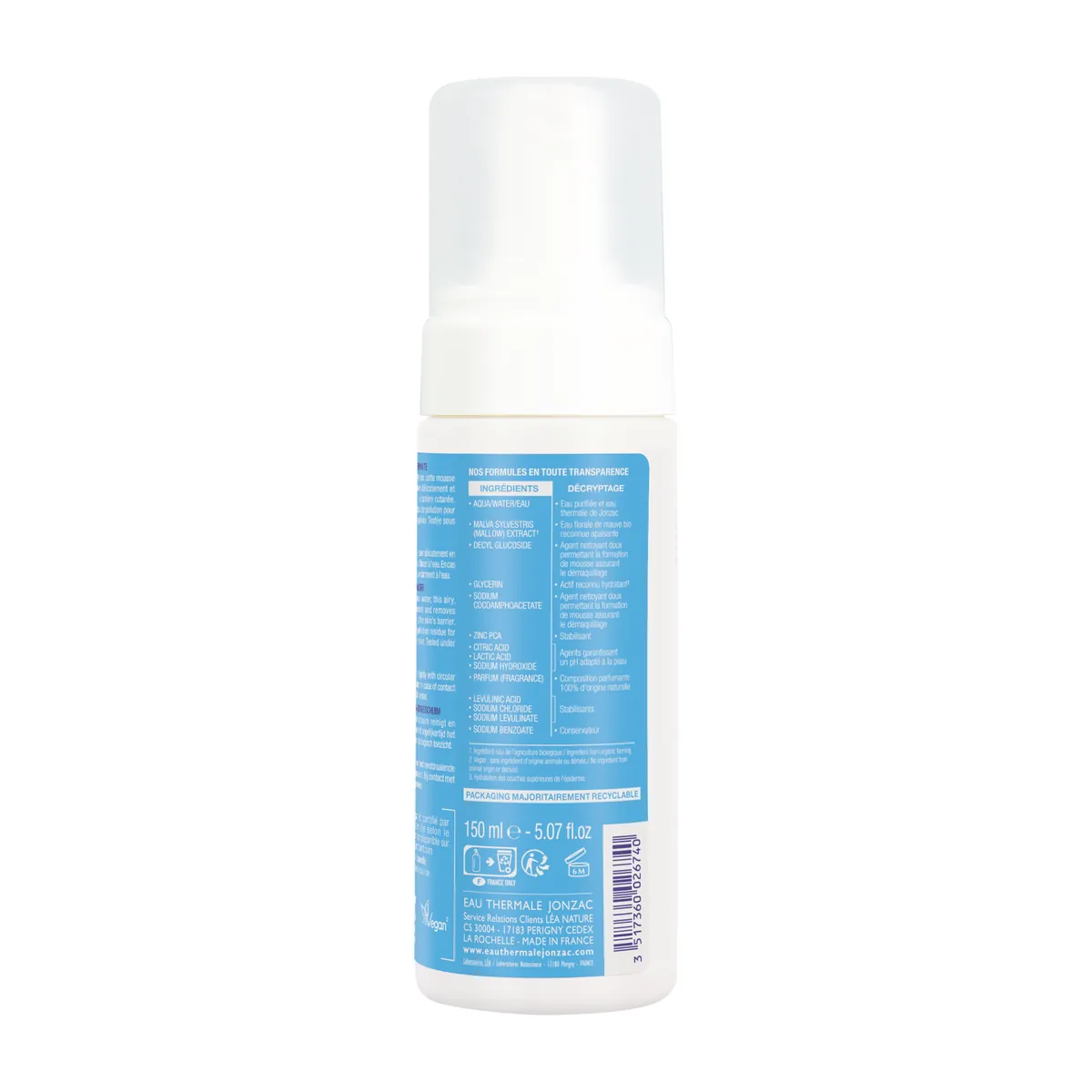 Jonzac Oxygenating Foaming Cleanser 150ml