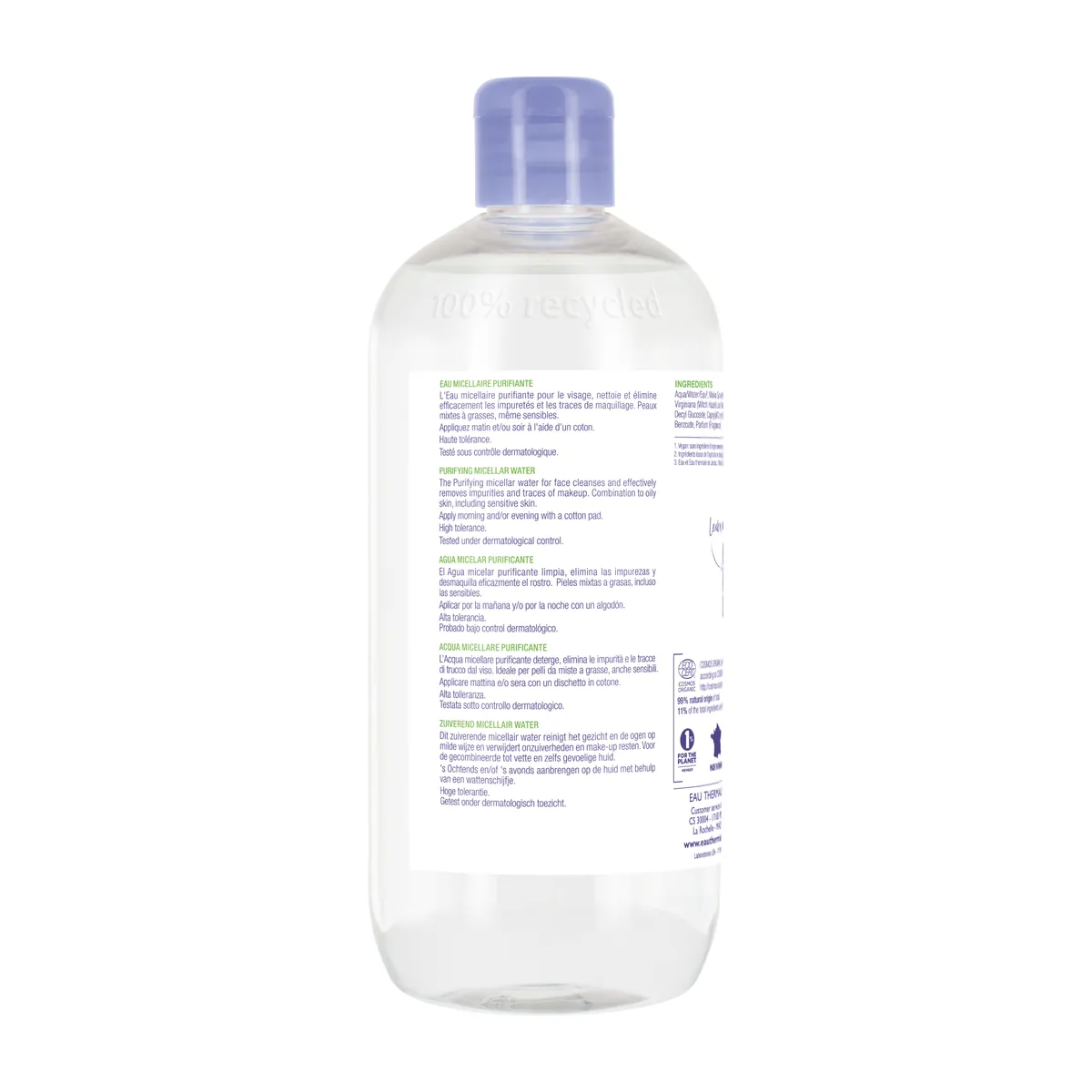 Jonzac Pure Purifying Micellar Water 500ml