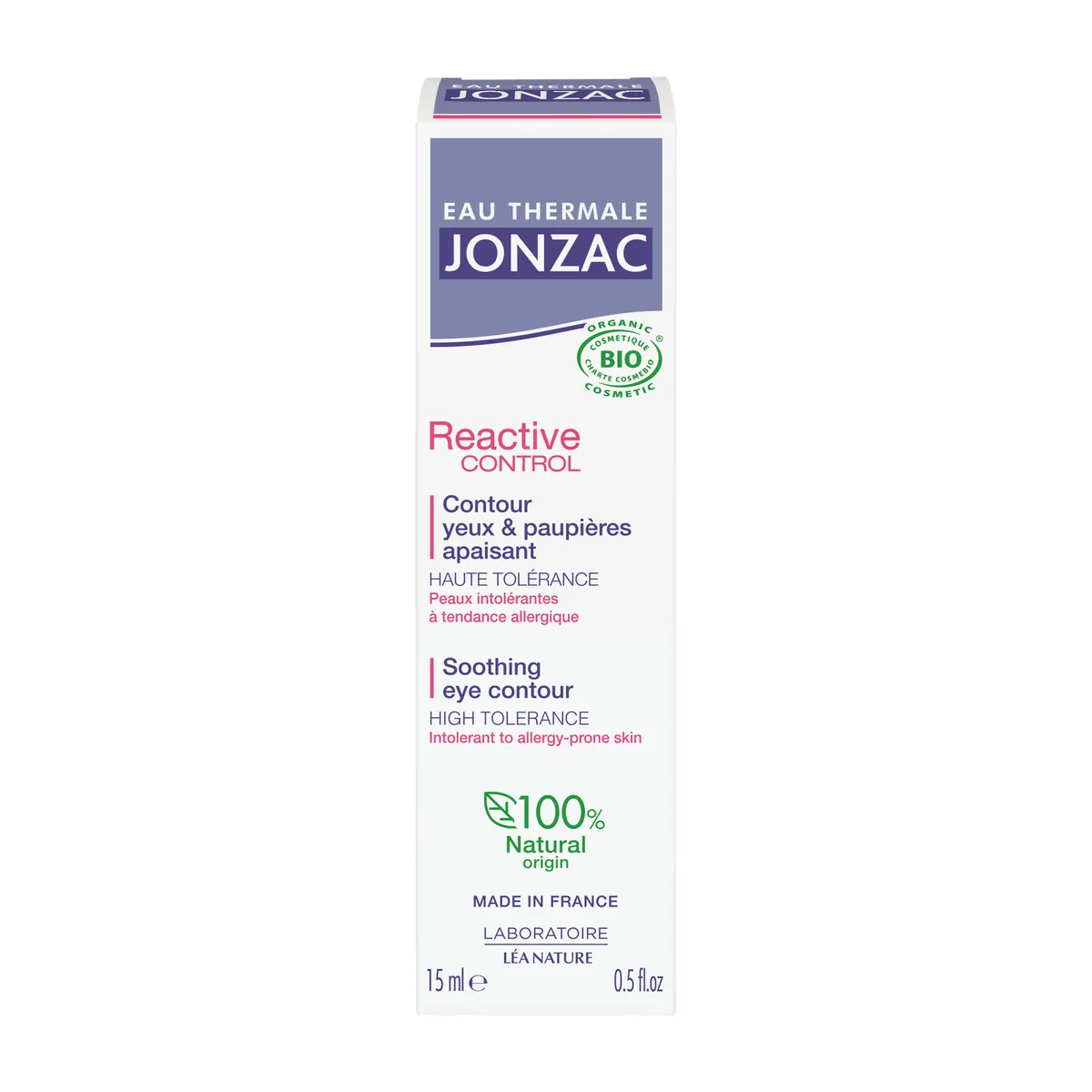 Jonzac Réactive Control Soothing Eye Contour Cream 15ml