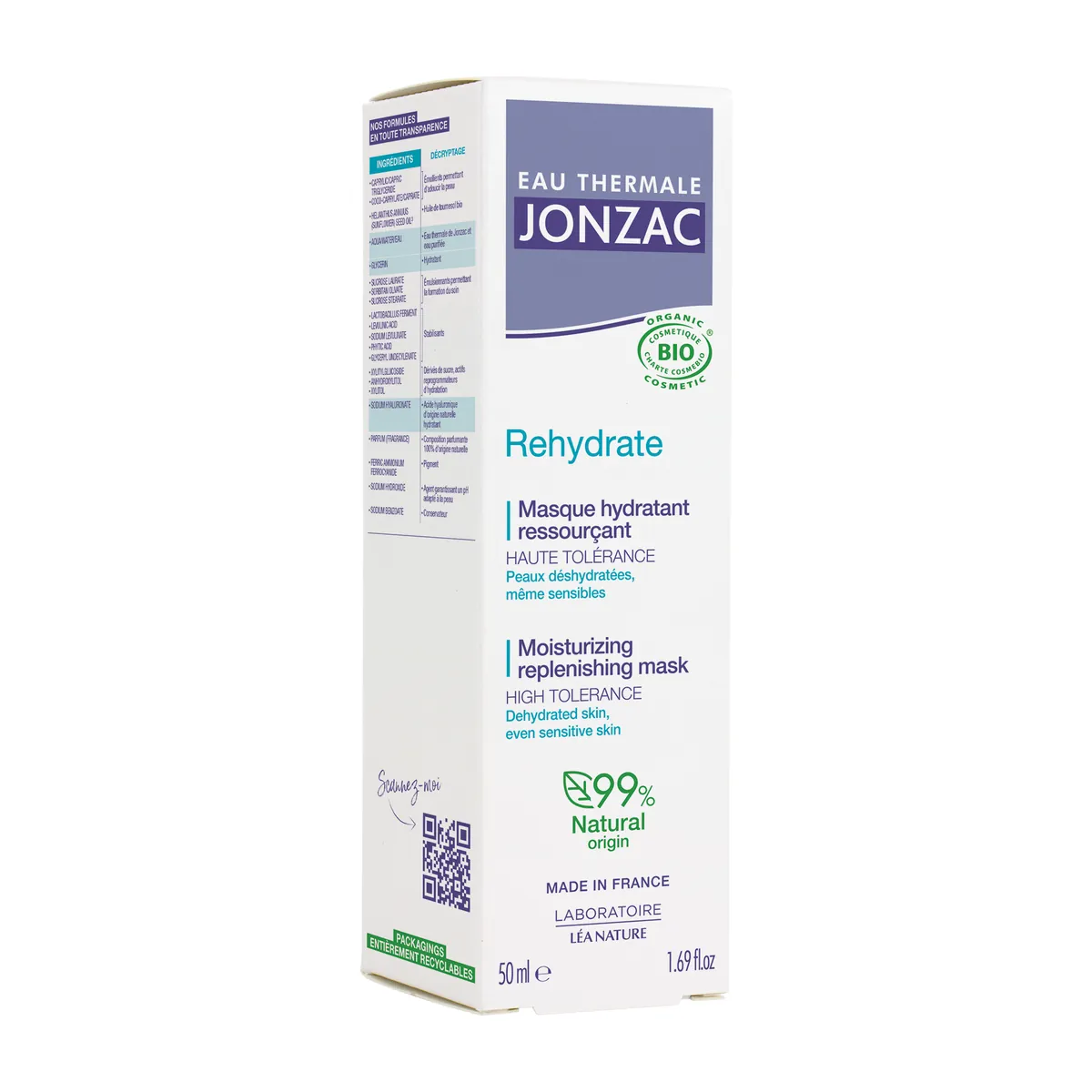 Jonzac Rehydrate Replenishing Mask 50ml