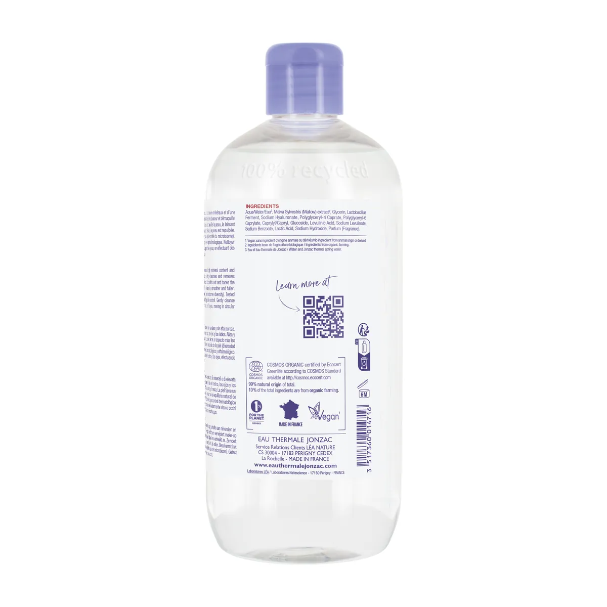 Jonzac Sublimactive Anti-Aging Micellar Water 500ml