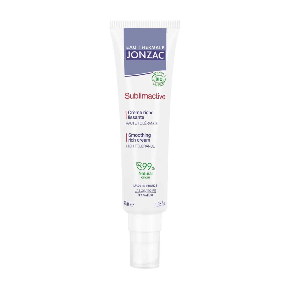Jonzac Sublimactive Smoothing Rich Cream 40ml