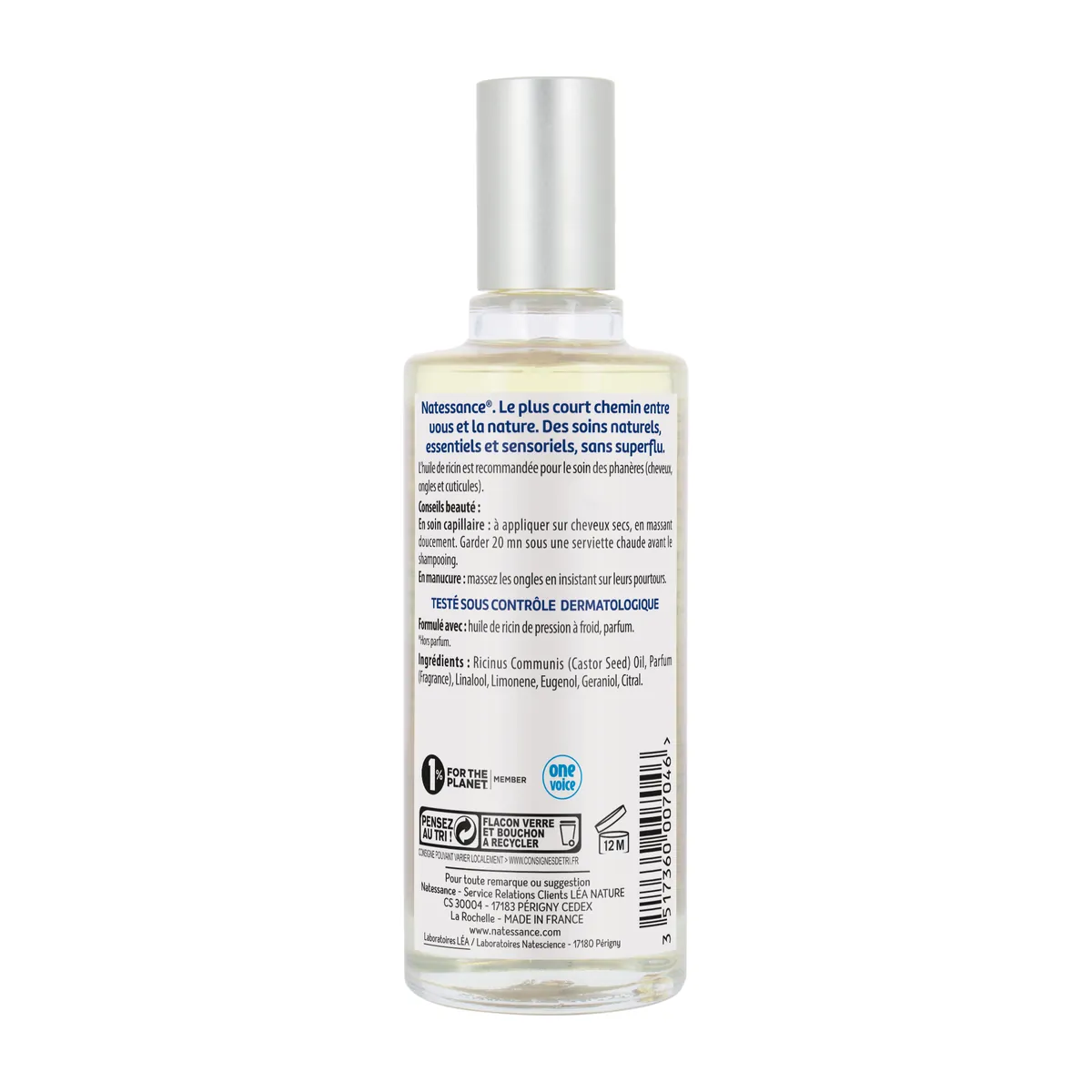 Natessance Castor Oil Fortifying And Restoring 50ml