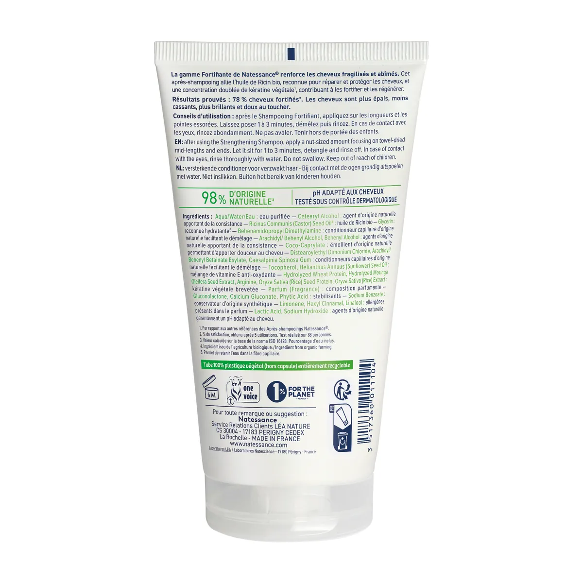 Natessance Conditioner Castor Oil 150ml