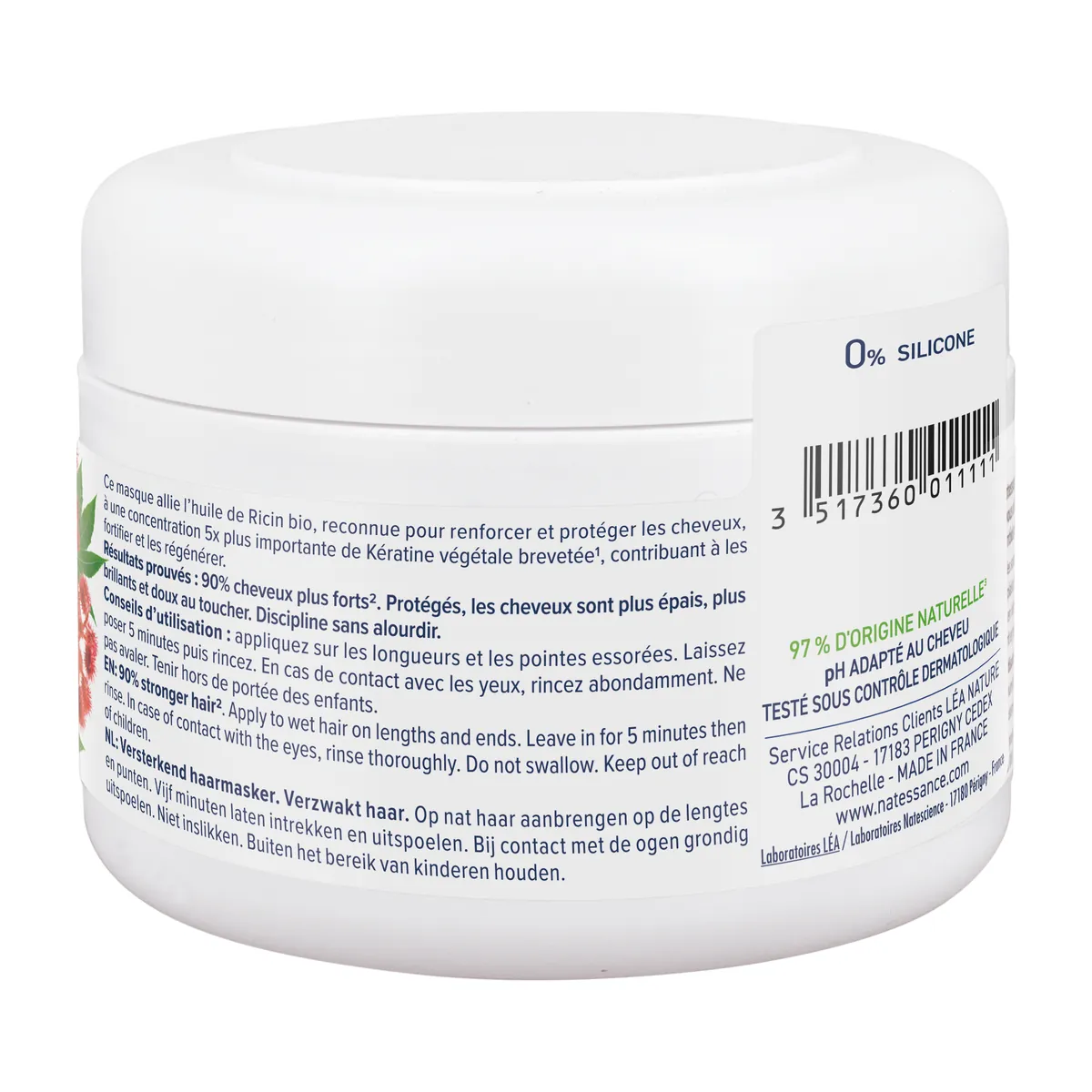 Natessance Hair Mask Castor Oil 200ml