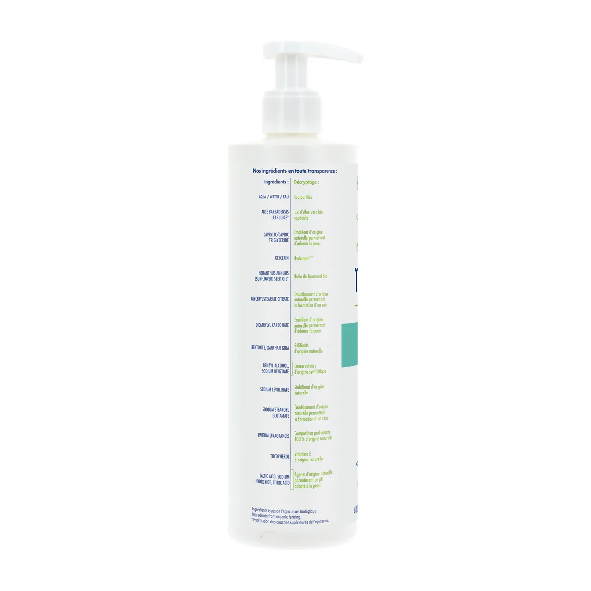 Natessance Moisturizing Aloe Vera Body Milk 400ml
