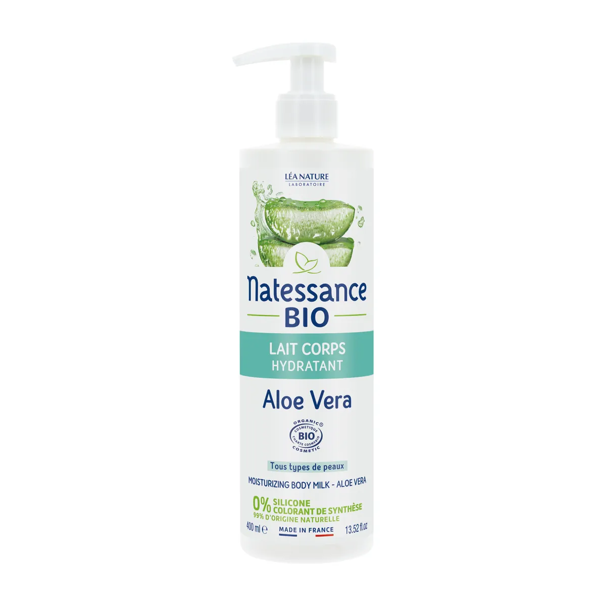 Natessance Moisturizing Aloe Vera Body Milk 400ml