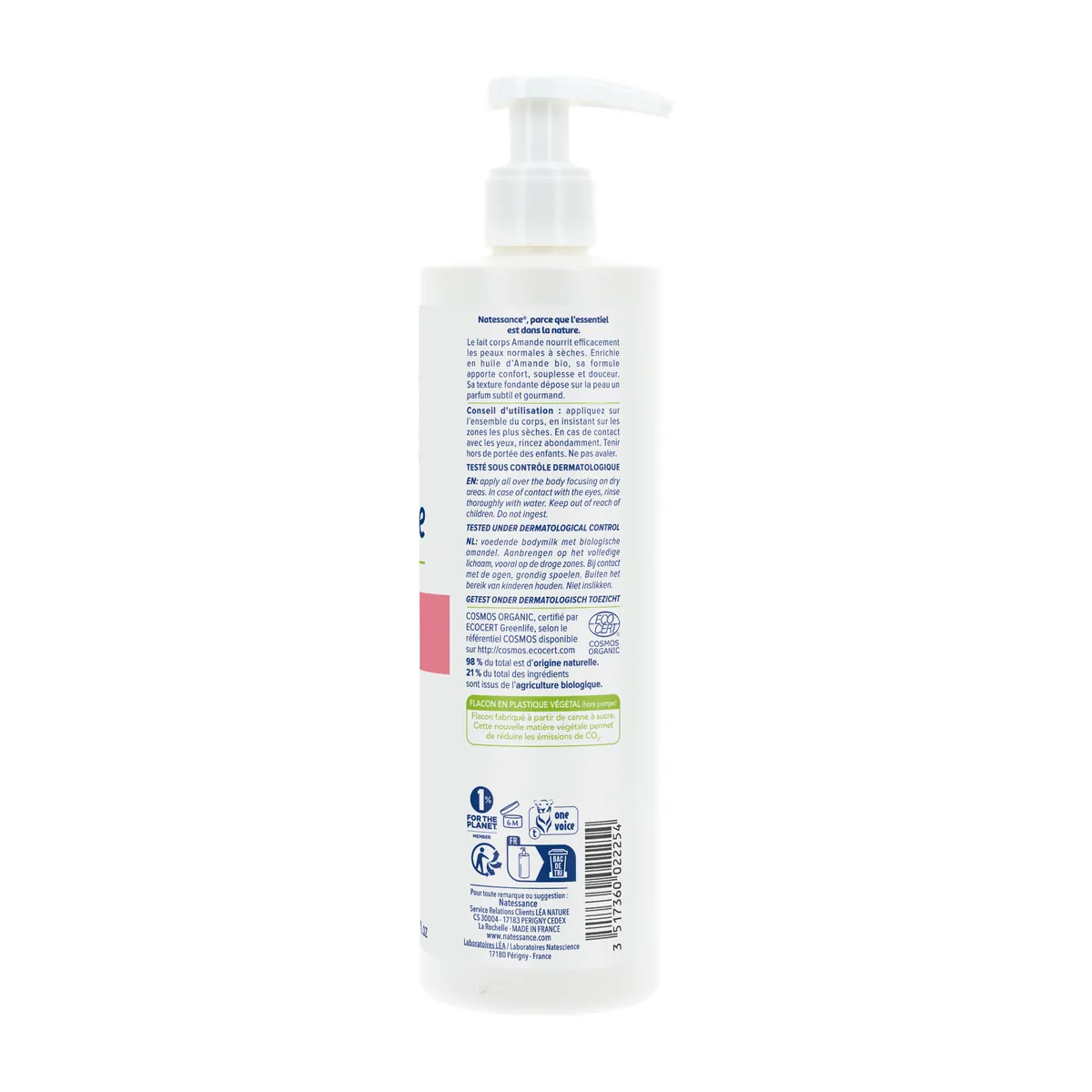 Natessance Nourishing Almond Body Milk 400ml