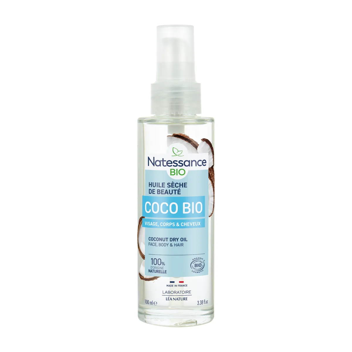 Natessance Organic Coconut Dry Oil Protect And Sublime 100ml