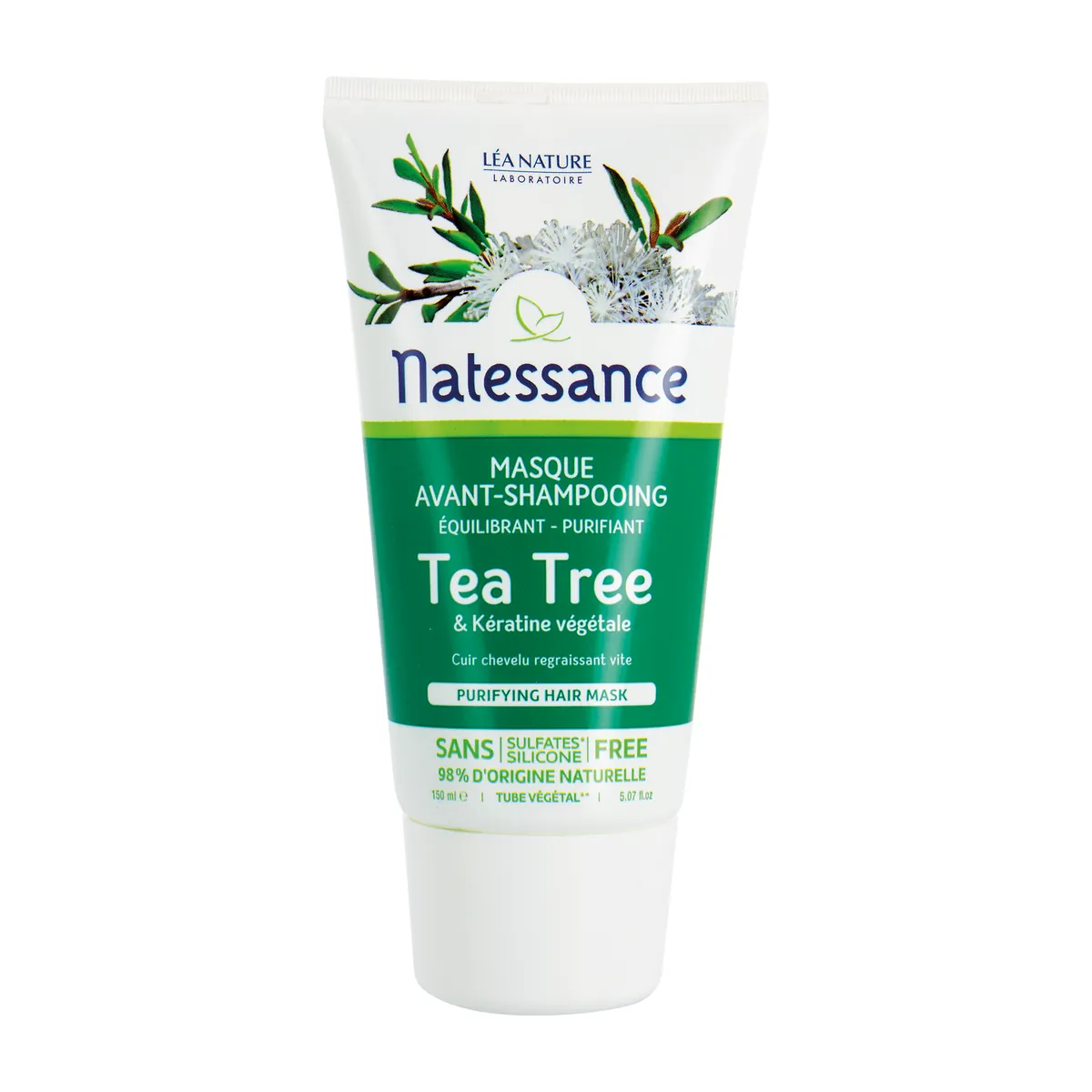 Natessance Purifying Hair Mask Tea Tree 150ml