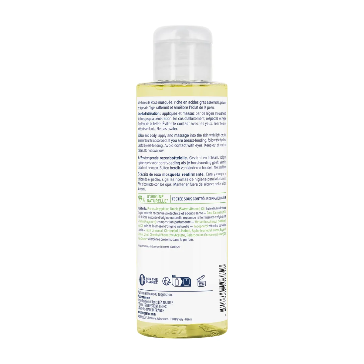 Natessance Rosehip Oil Restorative And Anti-Aging 100ml