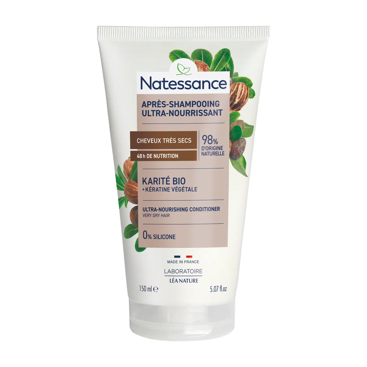 Natessance Ultra-Rich Conditioner Shea & Botanical Keratin 150ml