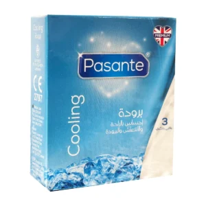 Pasante Cooling Condoms, 3 Pack