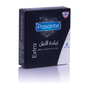 Pasante Extra Safe Condoms, 3 Pack