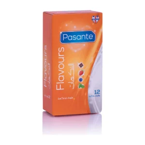 Pasante Flavours Condoms, 12 Pack