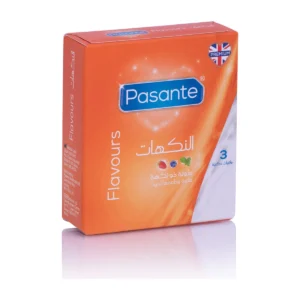 Pasante Flavours Condoms, 3 Pack
