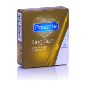Pasante King Size Condoms, 3 Pack