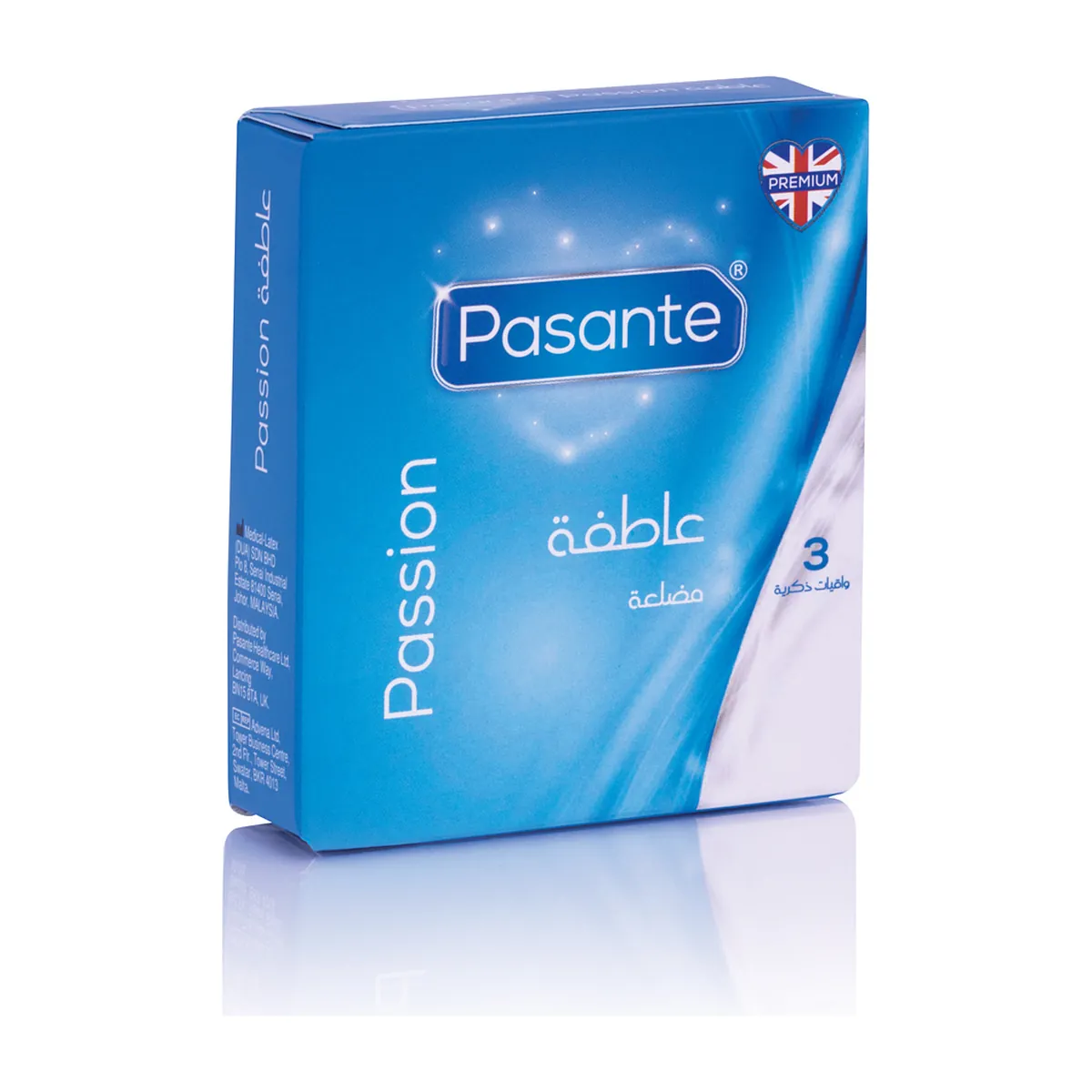 Pasante Passion Condoms, 3 Pack