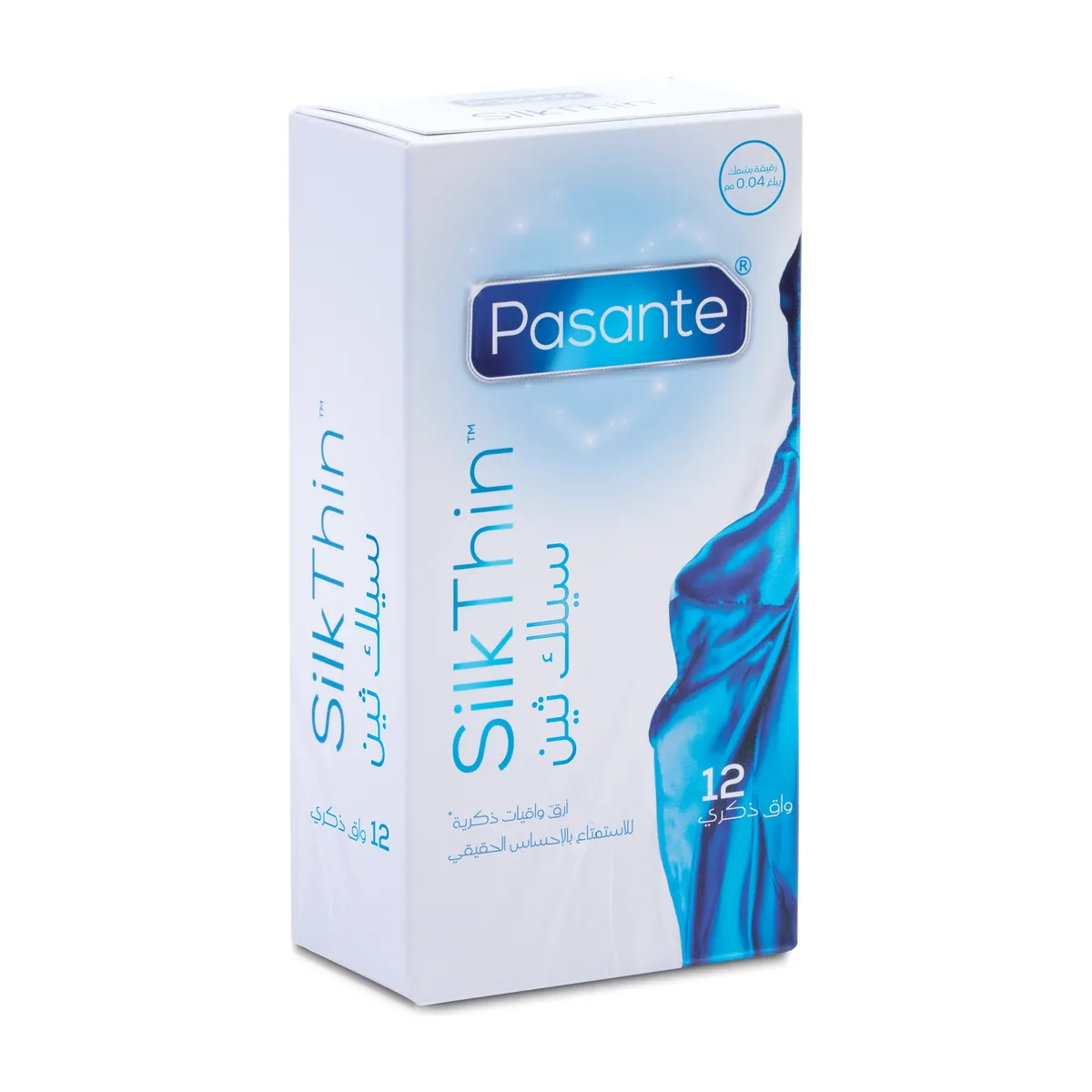 Pasante Silk Thin Condoms, 12 Pack