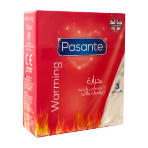 Pasante Warming Condoms, 3 Pack