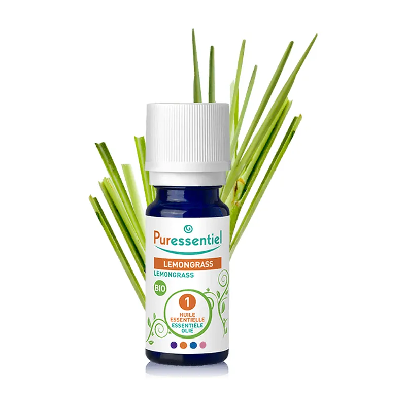 Puressentiel Organic Lemongrass Essential Oil 10ml