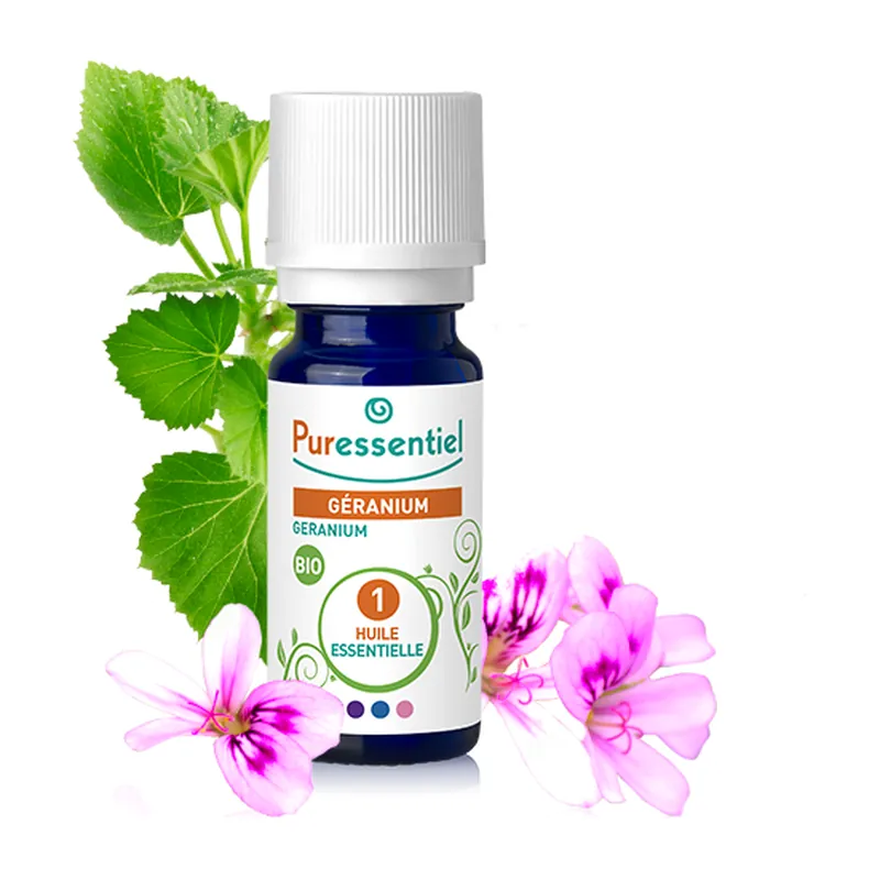 Puressentiel Organic Rose Geranium Essential Oil 5ml