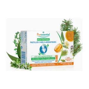 Puressentiel Respiratory 3 Honey Lozenges x18