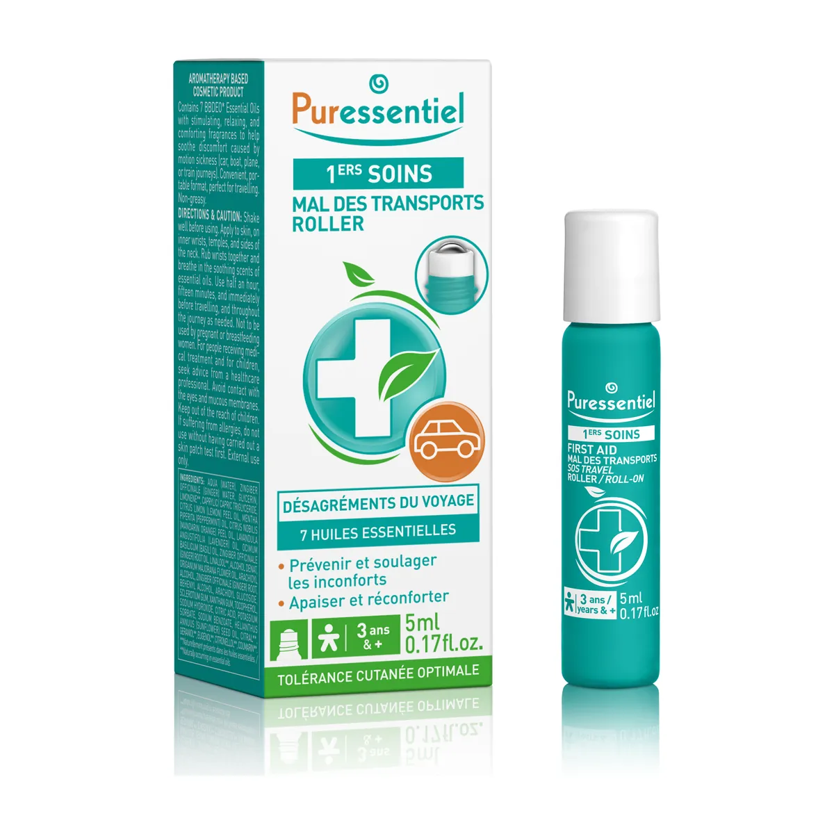 Puressentiel Travel Sickness Roller 7 Essential Oils 5ml